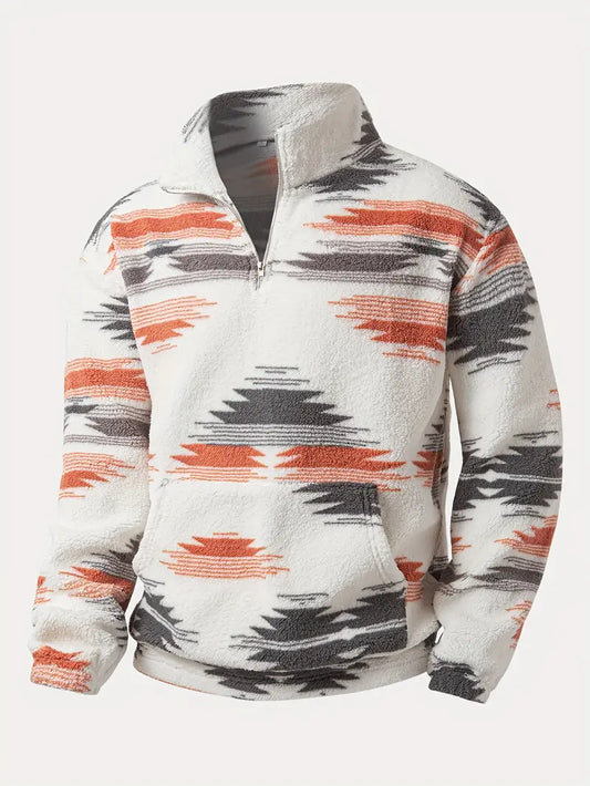 Clinton - Sudadera Con Media Cremallera y Cuello Alto