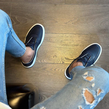 Corentin - Suela Gruesa Cuero Zapatilla