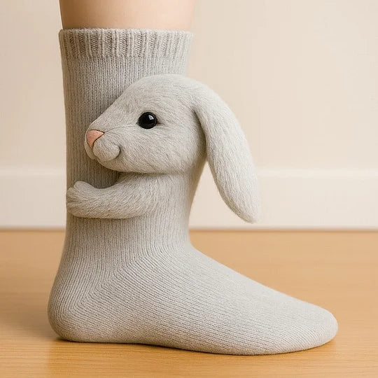 CozyCritters - Calcetines De Punto Con Animales